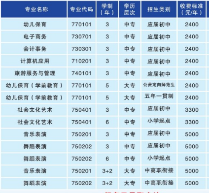 衡陽幼兒師范高等專科學校學費