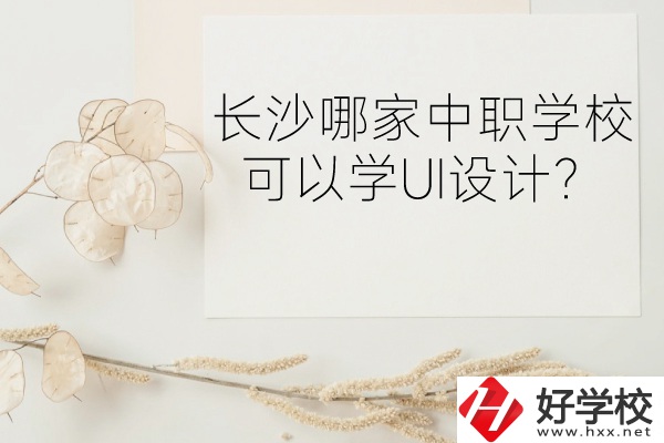 長沙哪家中職學(xué)?？梢詫W(xué)UI設(shè)計(jì)？