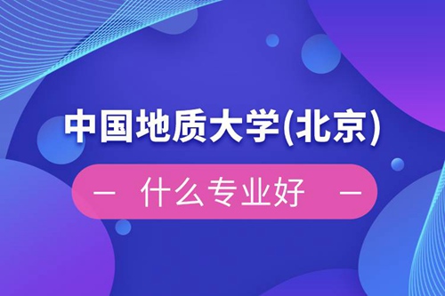 中國(guó)地質(zhì)大學(xué)(北京)網(wǎng)絡(luò)教育什么專業(yè)好